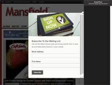 Tablet Screenshot of mansfieldmagazine.com